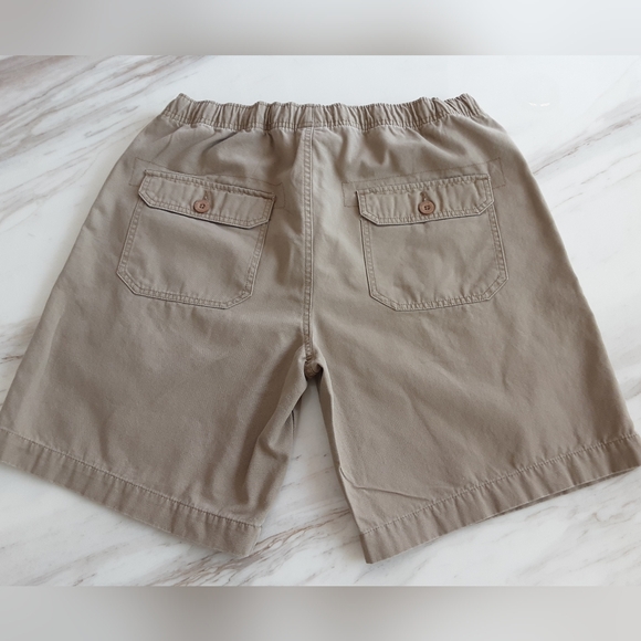 Austin Clothing Co Khaki 100% Cotton Drawstring Waist Short Sz XL - Picture 2 of 6